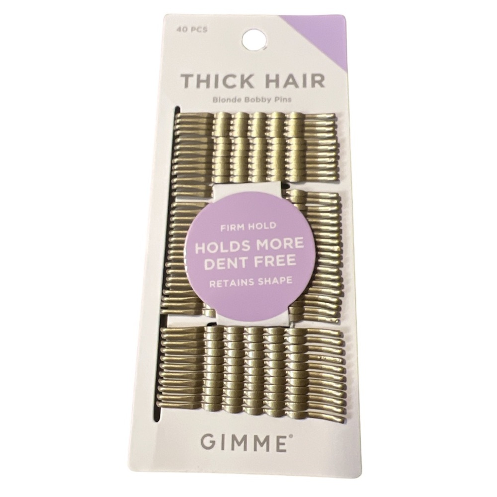 🎀 Gimme thick hair blonde Bobby pins
